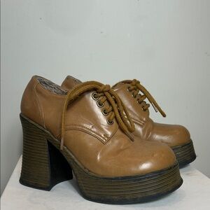 Classified Brown Platform Women's Shoes